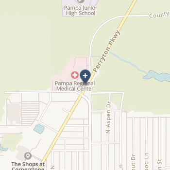 Pampa Regional Medical Center on map