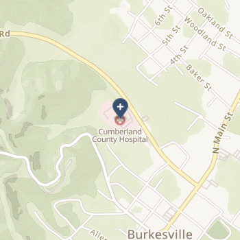 Cumberland County Hospital on map