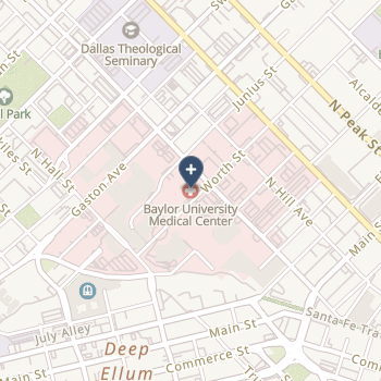 Baylor University Medical Center on map