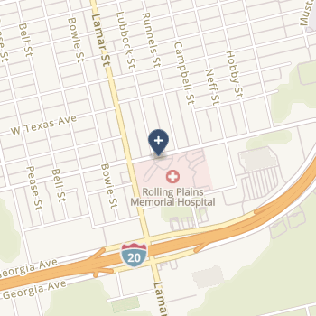 Rolling Plains Memorial Hospital on map