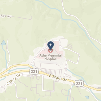 Ashe Memorial Hospital on map