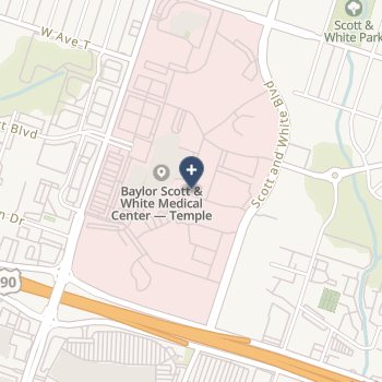 Baylor Scott & White Medical Center - Temple on map