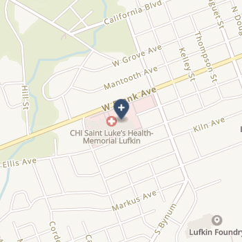 Chi St Lukes Health Memorial Lufkin on map