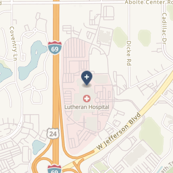 The Orthopaedic Hospital Of Lutheran Health Networ on map