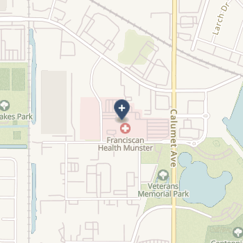 Franciscan Health Munster on map