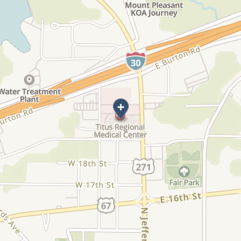 Titus Regional Medical Center on map