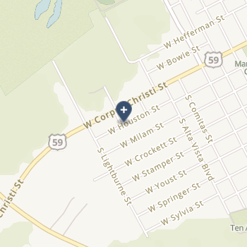 Christus Spohn Hospital Beeville on map