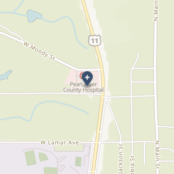 Pearl River County Hospital & Nursing Home on map