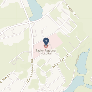Taylor Regional Hospital on map