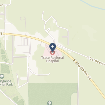 Trace Regional Hosp And Swing Bed on map