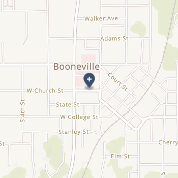 Baptist Memorial Hospital Booneville on map