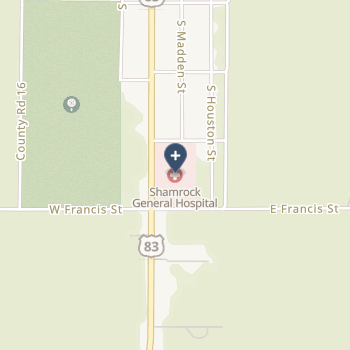 Shamrock General Hospital on map