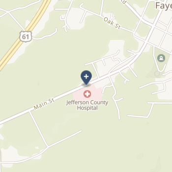 Jefferson County Hospital on map