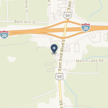 Christus Good Shepherd Medical Center Marshall on map