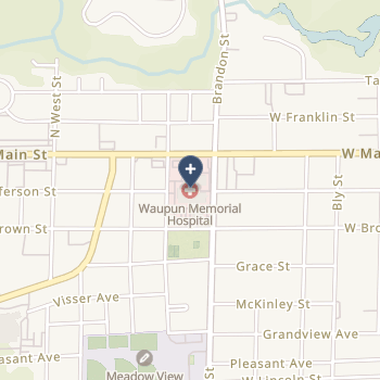 Waupun Memorial Hospital on map