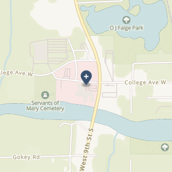 Rusk County Memorial Hospital on map