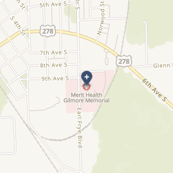 Gilmore Memorial Hospital on map