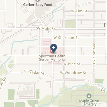 Spectrum Health Gerber Memorial on map