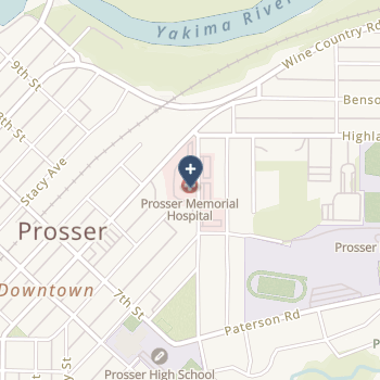 Prosser Memorial Hospital on map