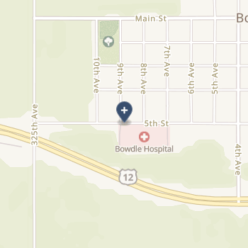 Bowdle Hospital - Cah on map