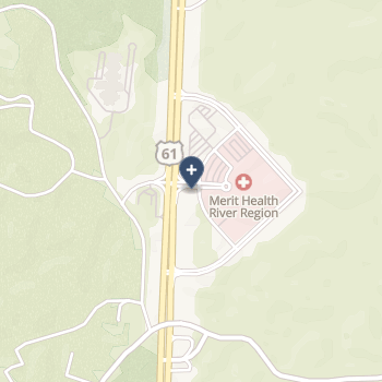 Merit Health River Region on map