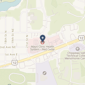 Mayo Clinic Health System-Red Cedar on map