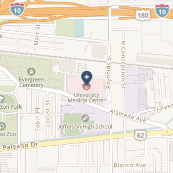 University Medical Center Of El Paso on map