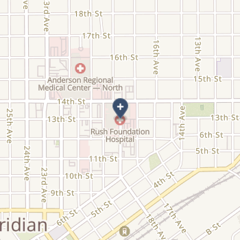 Rush Foundation Hospital on map