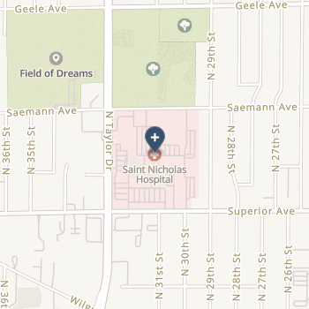 St Nicholas Hospital on map