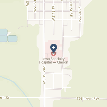 Iowa Specialty Hospital-Clarion on map