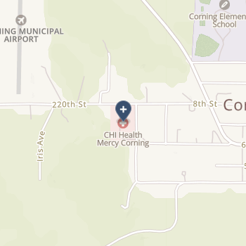 Chi Health - Mercy Corning on map