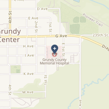 Grundy County Memorial Hospital on map