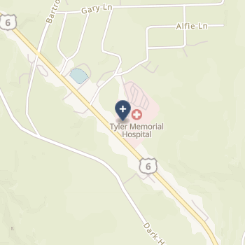Tyler Memorial Hospital on map