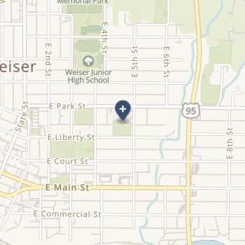 Weiser Memorial Hospital on map