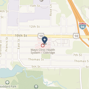 Mayo Clinic Health System-Oakridge on map
