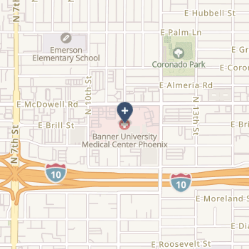 Banner - University Medical Center Phoenix on map