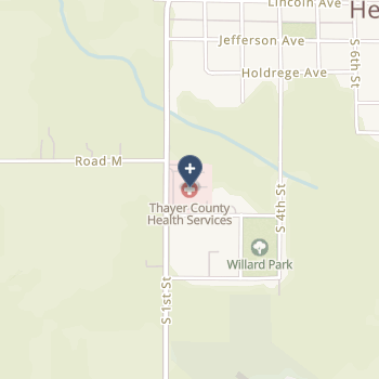 Thayer County Health Services on map