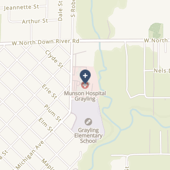 Munson Healthcare Grayling Hospital on map