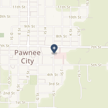 Pawnee County Memorial Hospital on map