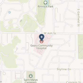 Geary Community Hospital on map
