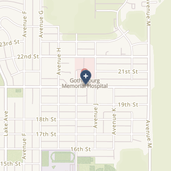 Gothenburg Memorial Hospital on map
