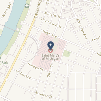 St Mary's Of Michigan Medical Center on map