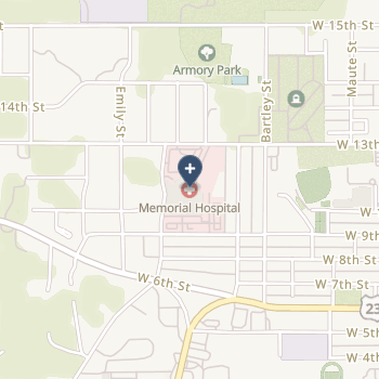 Memorial Hospital And Health Care Center on map