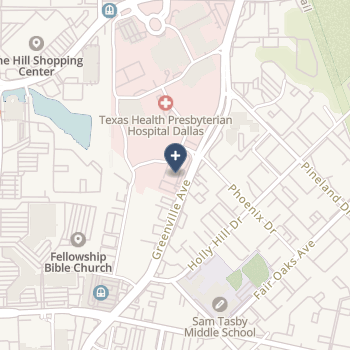 Texas Institute For Surgery At Presbyterian Hospit on map