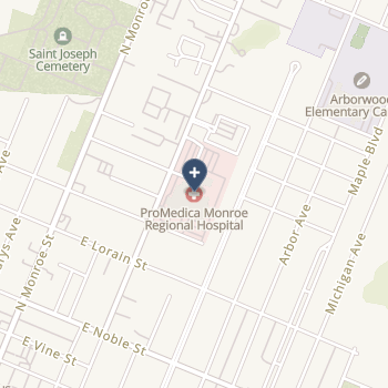 Promedica Monroe Regional Hospital on map