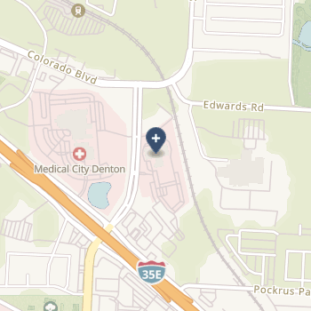 The Heart Hospital Baylor Denton on map
