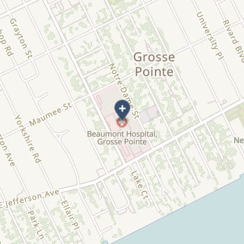 Beaumont Hospital, Grosse Pointe on map