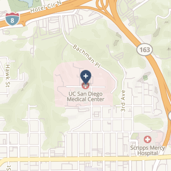 Uc San Diego Health Hillcrest - Hillcrest Med Ctr on map