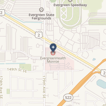 Evergreen Health Monroe on map