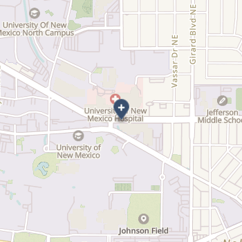 Unm Hospital on map